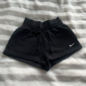 Nike Phoenix Black Sweat Shorts Fleece